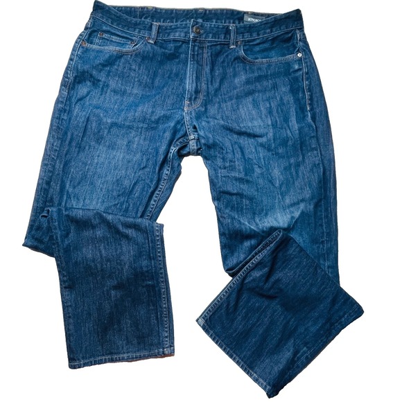 Bonobos Other - Bonobos Jeans Mens 40x32 Straight Leg USA Made Selvedge Dark Wash Denim